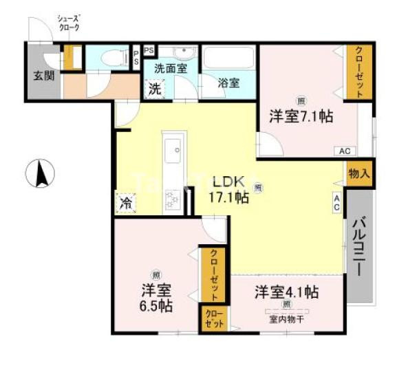 【間取り】 | WEALTH JOTOⅡ