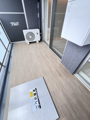 プレジオ城東のバルコニー