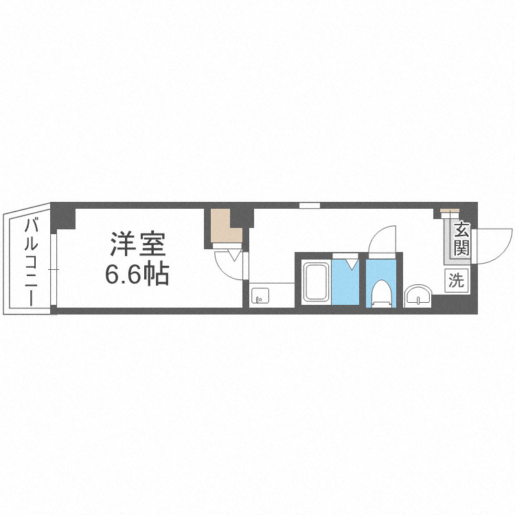 FLレジデンス心斎首府の間取り