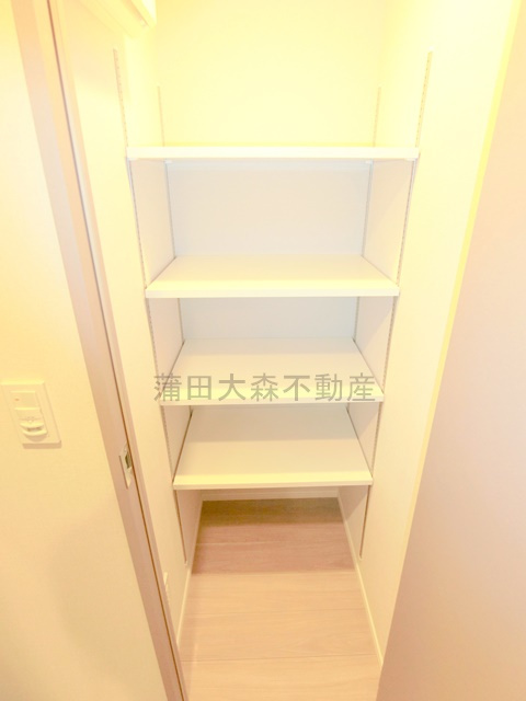シーズンフラッツ大森北三丁目の設備|少し奥行あるシューズインクローゼット　玄関収納