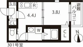 シアヴィータ名古屋の間取り