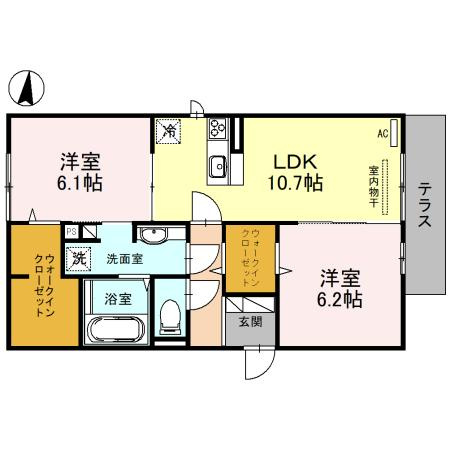 イーストラインⅡの間取り