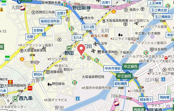 【地図】 | プレサンス大阪ゲートシティ