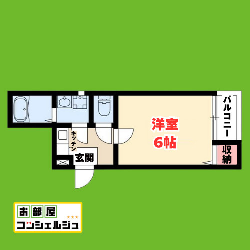 A-legato大喜の間取り