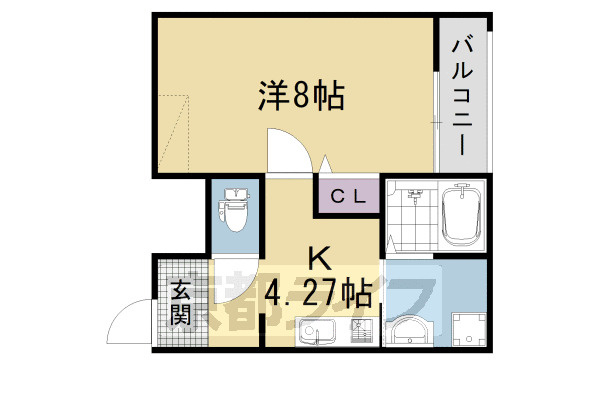 ＭＥＳＡ　ＶＥＲＤＥ 京都西陣の間取り