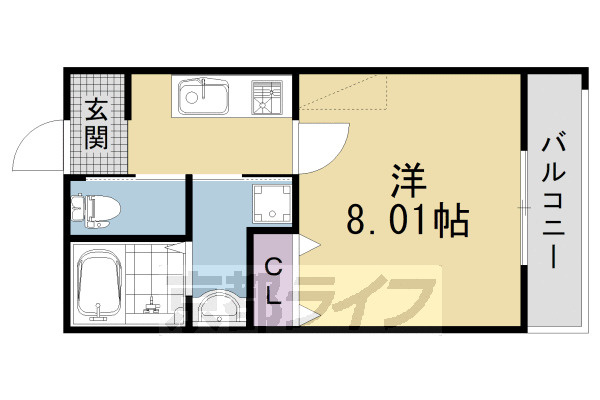 ＭＥＳＡ　ＶＥＲＤＥ 京都西陣の間取り|代表的な間取りです