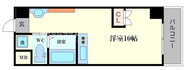 ＳＫＴＯＷＥＲ心斎橋ＥＡＳＴの間取り
