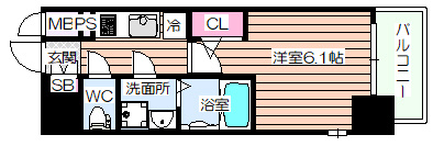 【間取り】 | エスリード新北野アーデル
