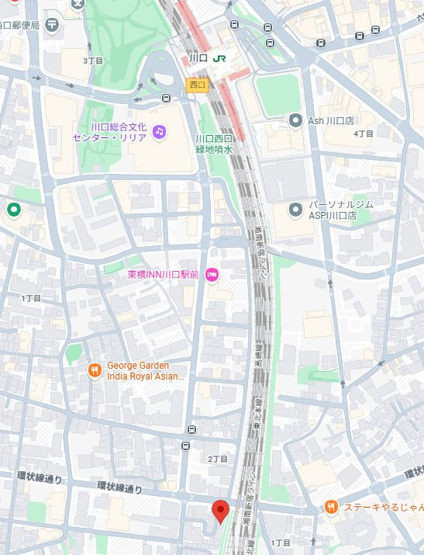 【地図】 | 川口市川口２丁目アパート 
