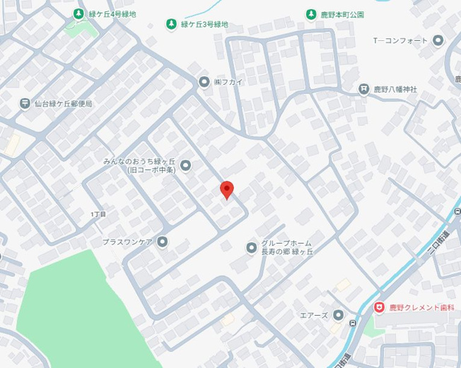 【地図】 | グランヒルズ長町南