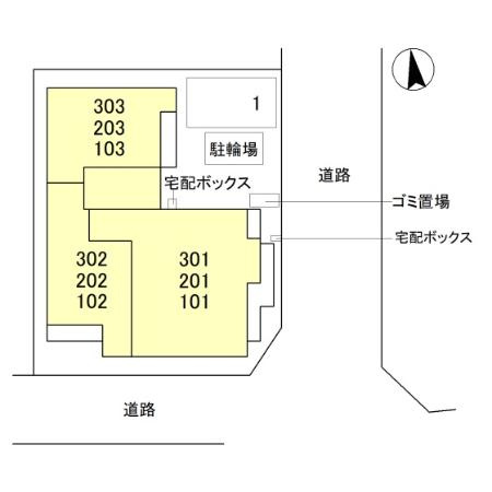 WEALTH　JOTOⅡの区画図