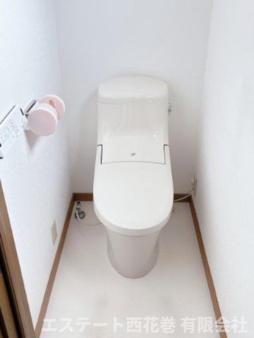 花巻市星が丘２丁目のアパートのトイレ|洗浄機能付き便座