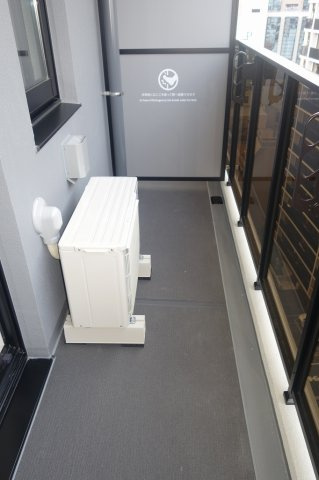 クラリティア上野稲荷町のバルコニー