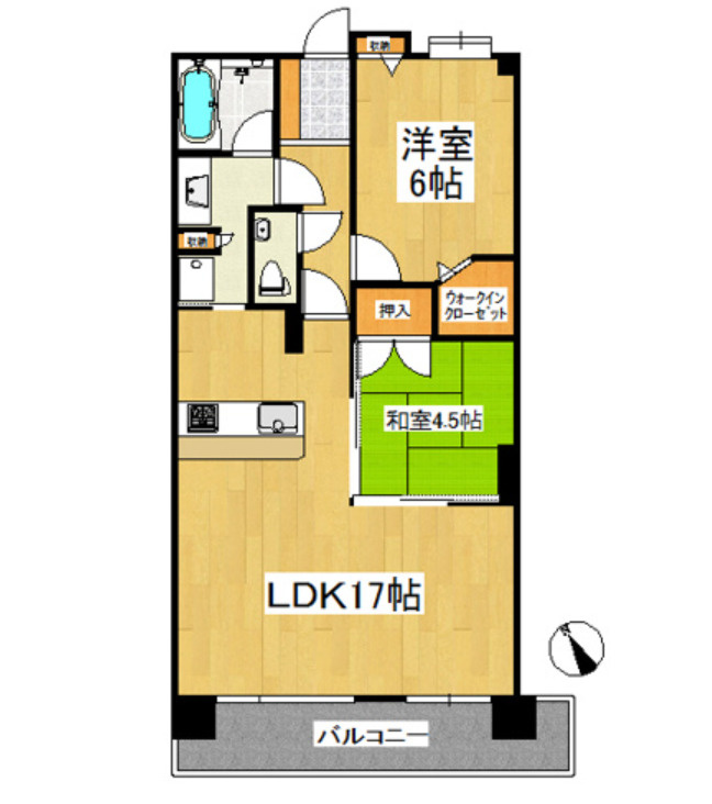ロフティ諏訪野町の間取り