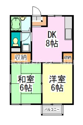 【間取り】 | ハイツ青葉の森