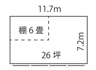 柏市藤心の倉庫の間取り