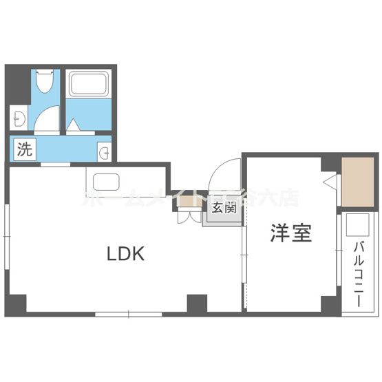 【間取り】 | GraceMaisonTanimachi6