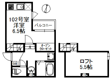 オーソクレーズ貝塚の間取り|使いやすい間取りです。