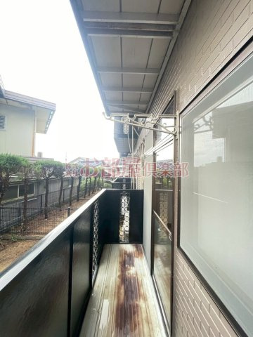 フォレスト中嶋のバルコニー|外からの目が気にならないバルコニーで洗濯物が干せます
