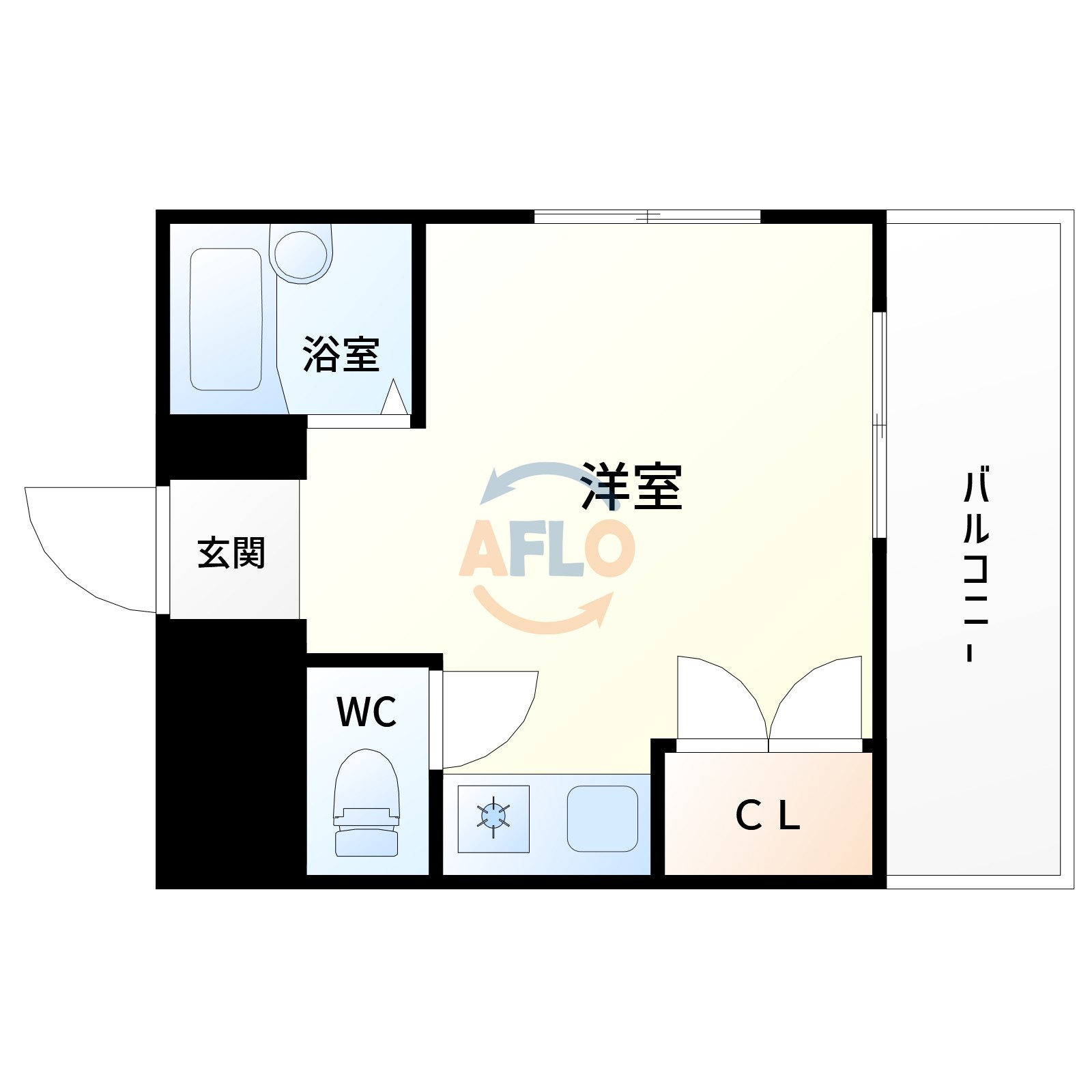 R・マンションの間取り|間取り