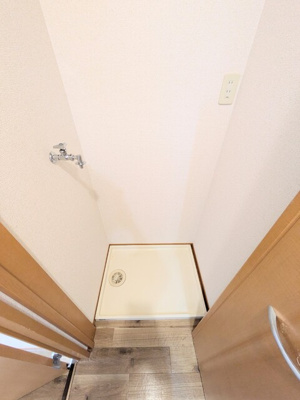 室内洗濯機置き場です。