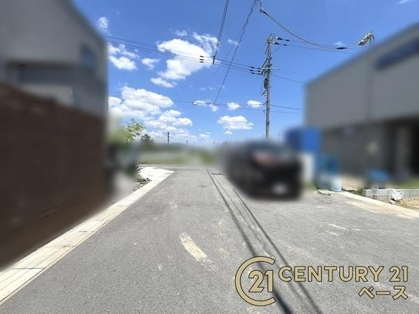 リーブルガーデン上中 ／新築一戸建の前面道路含む現地写真|■現地撮影写真■閑静な住宅地で穏やかな暮らしをスタート！