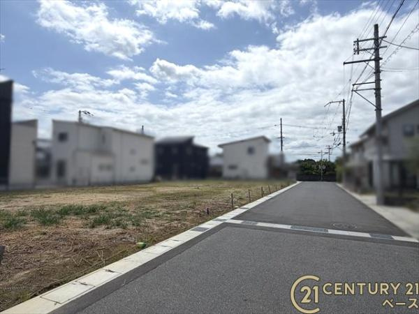 北葛城郡広陵町大字笠の売地の前面道路含む現地写真|■現地撮影写真■前面道路６ｍと広々開放的です！