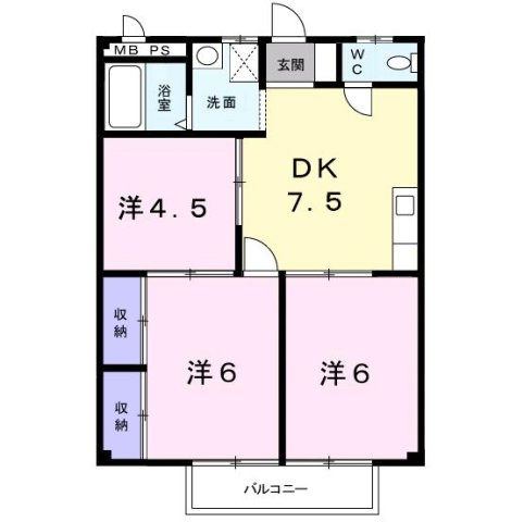 【間取り】 | ジョイフル桜
