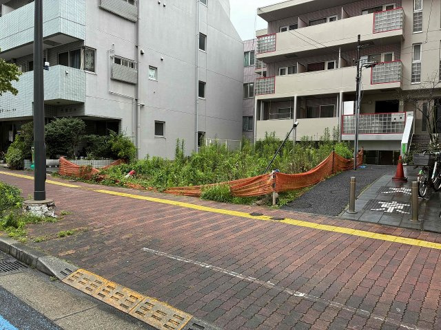 小石川4丁目売地の外観