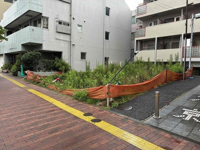小石川4丁目売地の外観