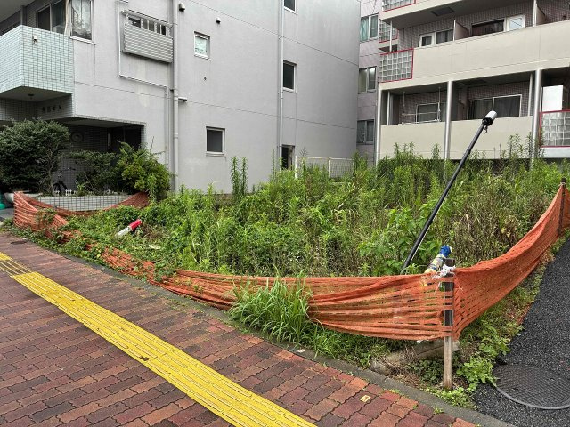小石川4丁目売地の外観