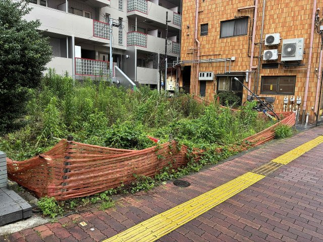 小石川4丁目売地の外観