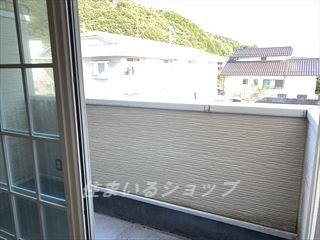 ジェルメ　４７　Ｃのバルコニー