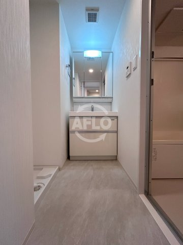 レオングラン本町橋の洗面所|レオングラン本町橋　洗濯機置き場