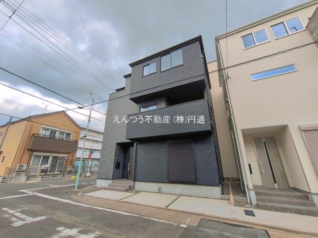 萱場2期の前面道路含む現地写真