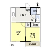 プランドール高屋の間取り