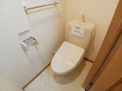 【トイレ】 | ヴィラージュＡ | ゆったりとした空間のトイレです
