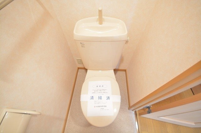 【トイレ】 | ヴィラージュＡ | シンプルで使いやすいトイレです