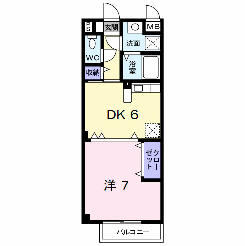 【間取り】 | ヴィラージュＢ