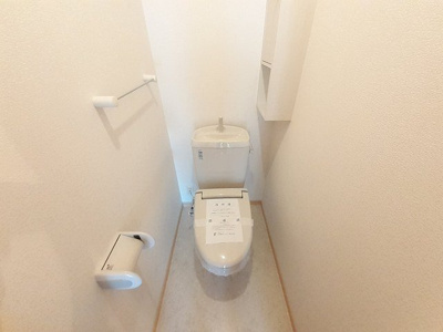 【トイレ】 | メゾングラースⅠ | 清潔感のあるトイレです