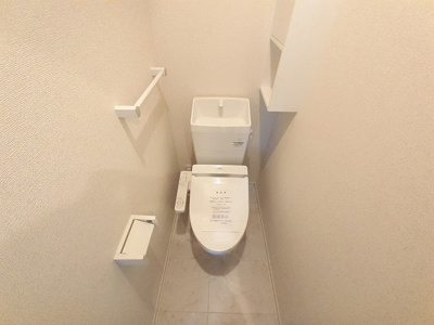 【トイレ】 | エスポワールＢ | 清潔感のあるトイレです