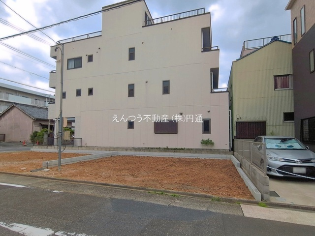 萱場2期の前面道路含む現地写真