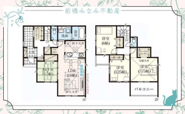 【新築】玉村町板井　４号棟(全５棟)　グラファーレ　新築建売分譲の間取り