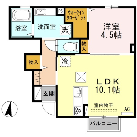 ウィットARの間取り