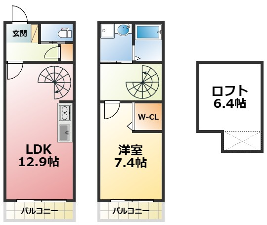 リシェス甲子園の間取り