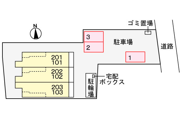 ラフォレスタコモドの区画図