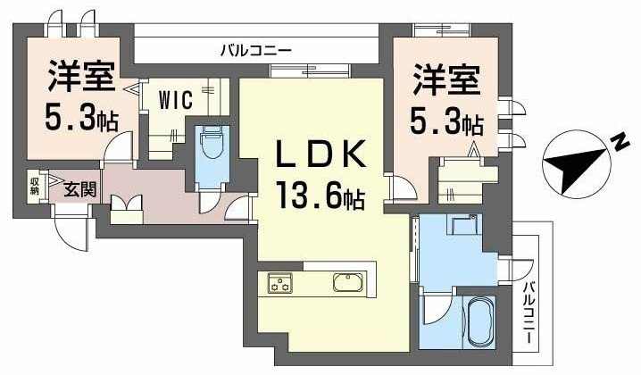 カーサ・アチェロの間取り