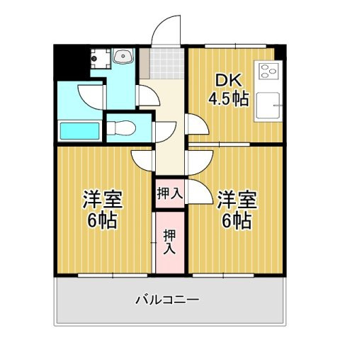 ノーブルライフムラマの間取り
