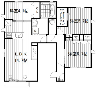 ＭＡＩＳＯＮ　ＴＲＯＩＳⅡの間取り