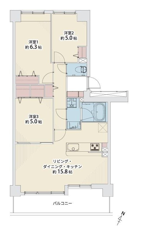 コート甲子園南1番館の間取り